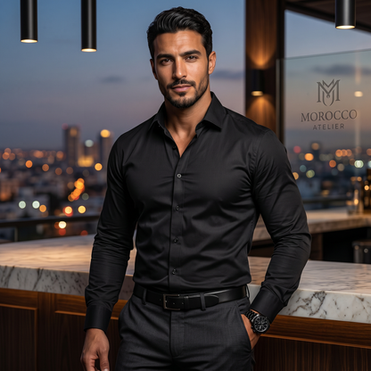 Chemise Homme Élégance Premium – Coupe Slim Fit